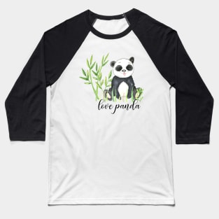 LOVE PANDA, PANDA ANIMAL Baseball T-Shirt